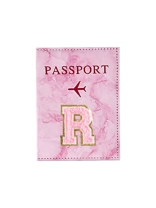 Passport Wallet Women Men RFID Vintage Business Passport Covers Holder Portable Multi-Function ID Bank Card PU Leather Wallet Case Air Plan Travel Accessories PU Leather Passport Covers For Teens For Travel For Back To School, Premium Minimalist Initial Letter Passport Cases For Girls For Student For Unisex Back To School Stuff Travel Accessories Passport Bag ,Travel Essential Bag - Multicolor - View 13