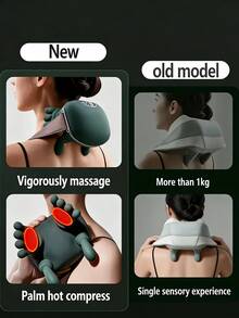 5-Finger Massager With Electric Massage Function, Wireless Portable USB Rechargeable. Deep Tissue Massage For Neck, Shoulder, Back, Arms And Legs. 2000mAh - MultiWarna - View 2