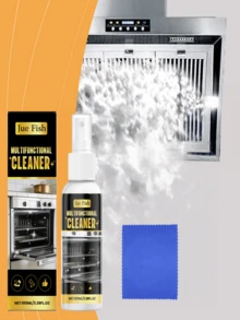 1pc Powerful Kitchen Heavy Oil Stain Foam Cleaner,All-Purpose Rinse-Free Bubble Degreaser Spray, Magic Grease Removal Mousse For Stove Top, Range Hood, Oven, Pot Bottom & Grill, Household Deep Cleaning Tool - Multicolor - View 10
