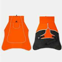 防水狗狗雨衣 - 冬季狗狗外套，带防风内衬、天鹅绒内衬，可调节，带反光条，绿色 - 軍綠色 - 查看 9