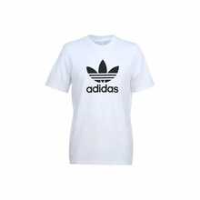 Adidas Camouflage Logo Print Short Sleeve Casual T-Shirt - White - View 1