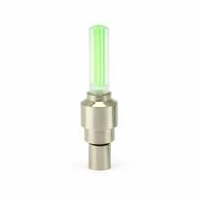 Par Luz LED para Pneu de Bicicleta com Iluminação Noturna Aro À Prova d"Água Sensor de Movimento - Verde Menta - Visão 4