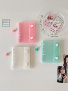 极简主义五孔活页相册，3英寸即时成像胶片收纳册，卡片夹，日记本 - 彩色 - 查看 6