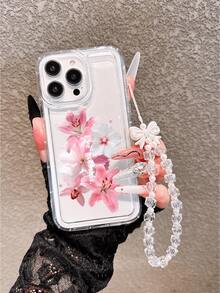 1件装新款热销透明气囊百合花图案手机壳，兼容 17 Pro Max/17 Pro/17/17 Pro Max/16/16 Pro/16 Plus/15 Pro Max/15 Pro/15 Plus/15/14 Pro Max/14 Pro/14/13 Pro/13/12 Pro/12/11/XS/XS Max/8 Plus/7，Galaxy S25/A14/A23 5G/A15/A32/A33/A24/A51/A53/S20 FE/S21/S22/S23/S24/S25/S24 Ultra/A71/A55/A36/S21 Ultra/S23 Ultra，软壳，适合送给朋友、家人、情侣或自己。 - 彩色 - 查看 2