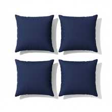 Decorative Pillow Cover Set 50cm Premium Micropercal - Azul Marino - View 3