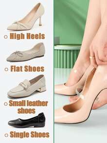 2 pares de cordones de zapatos de tacón alto para mujer de verano, herramienta antideslizante, cordones transparentes adecuados para sandalias y pantuflas, estilo minimalista, delicado y hermoso, regalo de vacaciones - transparente - Ver 4