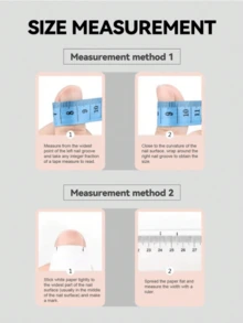 这款10件套奢华手工美甲套装包含高端蓝色假指甲、3D手绘假指甲、欧美风假指甲、复古假指甲、长款假指甲和可重复使用的假指甲。堪称美甲艺术的杰作，是送给女性的礼物，适合女孩和女士在派对或日常场合佩戴。美甲用品 手工按压式假指甲 - 彩色 - 查看 6