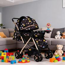 Carriola De Bebé Multifuncional Ligero Y Plegable Para Bebé 0-24 Meses - Negro - Ver 1