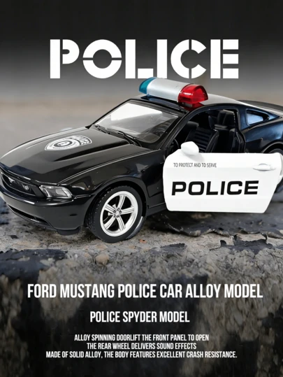 1:43 Escala Aleación Fundición Simulación Mustang GT Modelo de Coche, Aproximadamente 4.5 Pulgadas, Diseño Clásico de Muscle Car Negro con Luces y Contorno de Mustang GT, Construcción de Aleación Metálica Detallada, Alto Impacto Visual, Ideal para Escritorio, Estantería o Gabinete de Exhibición, Perfecto para Coleccionistas de Modelos de Coches, Entusiastas del Automóvil y Amantes de los Muscle Cars, También un Excelente Regalo para Niños, Hombres y Fanáticos del Automóvil en Cumpleaños, Fiestas, Navidad y Ocasiones Especiales