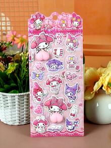 3D立体浮雕可爱减压贴纸，装饰贴纸 - 彩色 - 查看 9