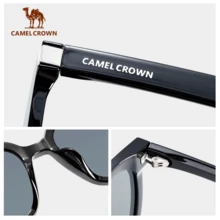 CAMEL CROWN Outdoor Casual Premium Sports Glasses, Driving Shades, Windproof Eye Protection - Transparent Tea Frame With Black and Gray Sheet - View 7