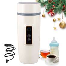 OCTAVO Hervidor eléctrico portátil de 350ml, hervidor mini de ebullición rápida, material de acero inoxidable 304, con apagado automático y protección contra funcionamiento en seco - Tipo de Enchufe B USA (110-127V) - Ver 11