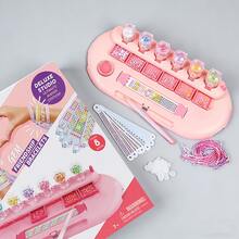 Kit de Pulseira de Diamante DIY, Pulseira de Contas Feita à Mão para Melhores Amigas, Conjunto de Artesanato de Contas Feminino, Caixa de Presente, Conjunto de Presente para Melhor Amiga/Irmã, Conjunto de Presente de Feriado - Multicolorido - Visão 7