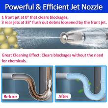 BEAR FORCE 1 Pc 10m Sewer Drain Water Cleaning Hose Pipe Cleaner For Kar- K2-K7 Series Pressure Washer - Sewer Drain Water Cleaning Hose - View 4