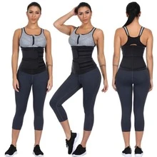 Women's Neoprene Thermal Shaping Belt With Double Waistband For Slimming, High Elasticity, Stimulates Sweating, Lumbar Support, Posture Correction, Fitness And Post-Surgical Use. - 彩色 - 查看 6