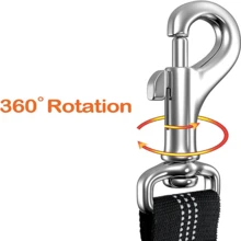 1pc Reflective Retractable Pet Dog Car Safety Leash, Pet Cat Dog Car Travel Chest Harness Leash - Multicolor - View 5