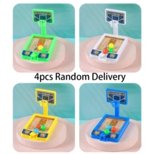 1 قطعة لعبة سلة البسكتبول المصغرة للمكتب، ألوان متنوعة قد تختلف بين الأزرق والأبيض والأصفر والأخضر، والأنماط قد تختلف (لاصقة ذاتية الالتصاق) - متعدد الألوان - مشاهدة 12