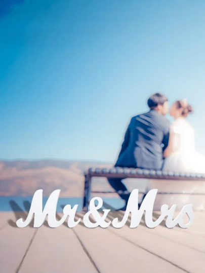 Décoration de mariage et cadeaux, convient pour les cadeaux de fiançailles pour le couple, les cadeaux de mariage pour les mariés, les panneaux pour la fête de mariage, les panneaux d'accueil de mariage, les décorations d'anniversaire, la décoration de table de mariage