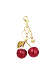 1个可爱红色樱桃吊坠，树脂樱桃包包挂饰，适用于包包装饰、钥匙扣、DIY首饰制作、手提包、斜挎包等，增添甜美的Y2K/复古风格，适合Y2K时尚爱好者、DIY手工达人、首饰制作者、送礼者，也适合日常装饰、手工工艺品、礼品包装和主题派对。 - 彩色 - 查看 14