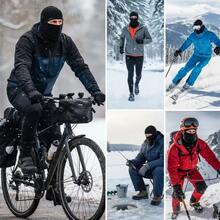 冬季防风拉法帽，男女通用户外休闲运动保暖滑雪面罩 - 适合骑行/滑雪/钓鱼，可搭配各种服饰，柔软舒适，冬季圣诞礼物 - 黑色拉瓦帽 - 查看 3