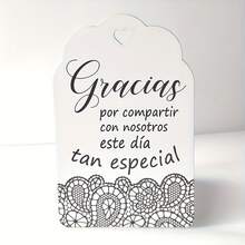 25/50 tấm thiệp cảm ơn đám cưới kiểu Tây Ban Nha trang nhã - Kiểu dáng trang trọng với điểm nhấn hình trái tim, thích hợp làm quà tặng đám cưới, quà tặng tiệc cô dâu, các sự kiện đặc biệt - Tương thích với máy in laser/phun mực - Thiệp cảm ơn số lượng lớn, quà tặng đám cưới, văn phòng phẩm sự kiện, thiết kế ren trang trí, thủ công tinh xảo. - Nhiều màu - Xem 5