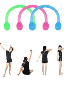 Dây kháng lực silicon cho yoga, dây kháng lực thẳng đầu tròn, dây kéo giãn cơ thể, dụng cụ tập luyện định hình cơ thể dành cho nữ, dây kéo giãn phù hợp cho tập thể dục yoga, tập luyện thể hình, hoạt động ngoài trời và sử dụng hàng ngày. Phụ kiện yoga, phụ kiện phòng tập thể dục, thiết bị tập luyện, dụng cụ thể dục thiết yếu. - Nhiều màu - Xem 5