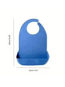 Adult Bib, Elderly Food Bib, Food Bib -Washable, Reusable Dining Protectors For Men & Women, Bibs For Seniors, Ideal For Eating & Feeding,M&L Size Available(Random Color) - Multicolor - View 7