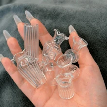 迷你玻璃花瓶，迷你家居装饰品，娃娃屋装饰配件，DIY手工材料，BJD娃娃摄影道具 - 彩色 - 查看 16