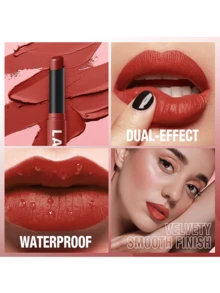 12Pcs Velvet Matte Lipstick Nude Matte Soft Dark Color Stick High Pigmented Long-Lasting Waterproof Lip Stick Lip Balm Beauty Cosmetics Gift For Girls And Women - 6pcs SetB - View 7