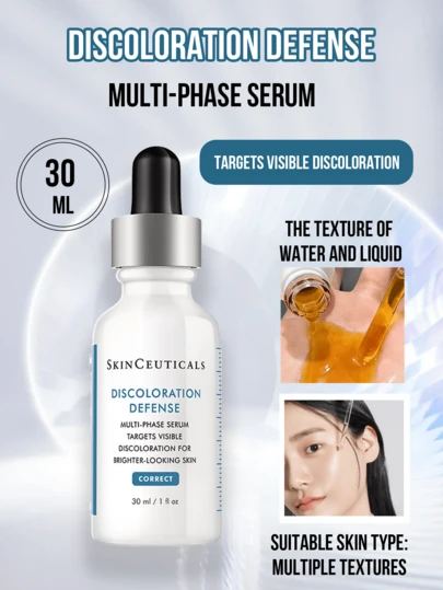  SkinCeuticals Brightening Essence 30/15/4ml, Targets Discoloration, Uneven Skin Tone, Acne Marks, Provides Radiance, Multi-Benefit Hydrating Formula, Suitable For All Skin Types, Professional-Grade Brightening Serum