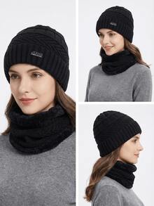 1pc/2pcs Women's Fluffy Fox Ear Hat, Warm Winter Trapper Hat, Cute Bear Design, Suitable For Daily Use, Cycling And Skiing Valentines Gift