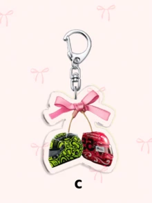 1个亚克力可爱赛车运动钥匙扣，钥匙圈配件，包包挂饰，适合赛车手莱昂纳多·迪卡普里奥的粉丝 - F1卡通设计，送给赛车迷、汽车爱好者的绝佳礼物，可作背包挂饰、手机配件、演唱会纪念品，是送给男朋友、女朋友、秘密圣诞老人、圣诞节装饰礼物、送给妈妈、爸爸、毕业生和老师的理想之选。 - 彩色 - 查看 5