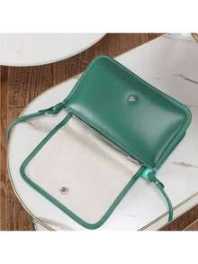 Three-Layer Envelope Bag For Postman, Single-Shoulder Crossbody Camera Bag, Fashionable Clutch For Men And Women - Green - View 2