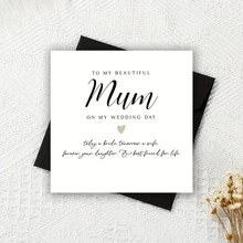 Thiệp cưới trang nhã dành tặng mẹ cô dâu - Lời nhắn nhủ chân thành "Gửi người mẹ xinh đẹp của con trong ngày cưới" với hình ảnh chiếc ống tiêm, hoàn hảo cho các dịp lễ kỷ niệm, quà tặng Ngày của Mẹ. - Nhiều màu - Xem 6