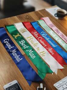 Customized Belt, Personalized Belt (With Logo And Text), Customized Party Belt (With Text), Bridal Belt, Bachelorette Party Belt, Pageant/Birthday Belt, DIY Customized Belt, Customized Bridal Belt, Bachelorette Party Gift, Bridal Belt, Personalized Belt, Bachelorette Party Belt, Customized Belt, Party Gifts, Personalized Gifts, Wedding Party, Gifts, Bridesmaid Proposal Gifts - Multicolor - View 5