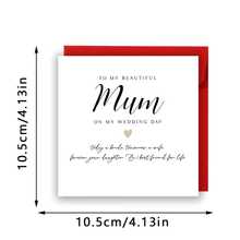 Thiệp cưới trang nhã dành tặng mẹ cô dâu - Lời nhắn nhủ chân thành "Gửi người mẹ xinh đẹp của con trong ngày cưới" với hình ảnh chiếc ống tiêm, hoàn hảo cho các dịp lễ kỷ niệm, quà tặng Ngày của Mẹ. - Nhiều màu - Xem 5