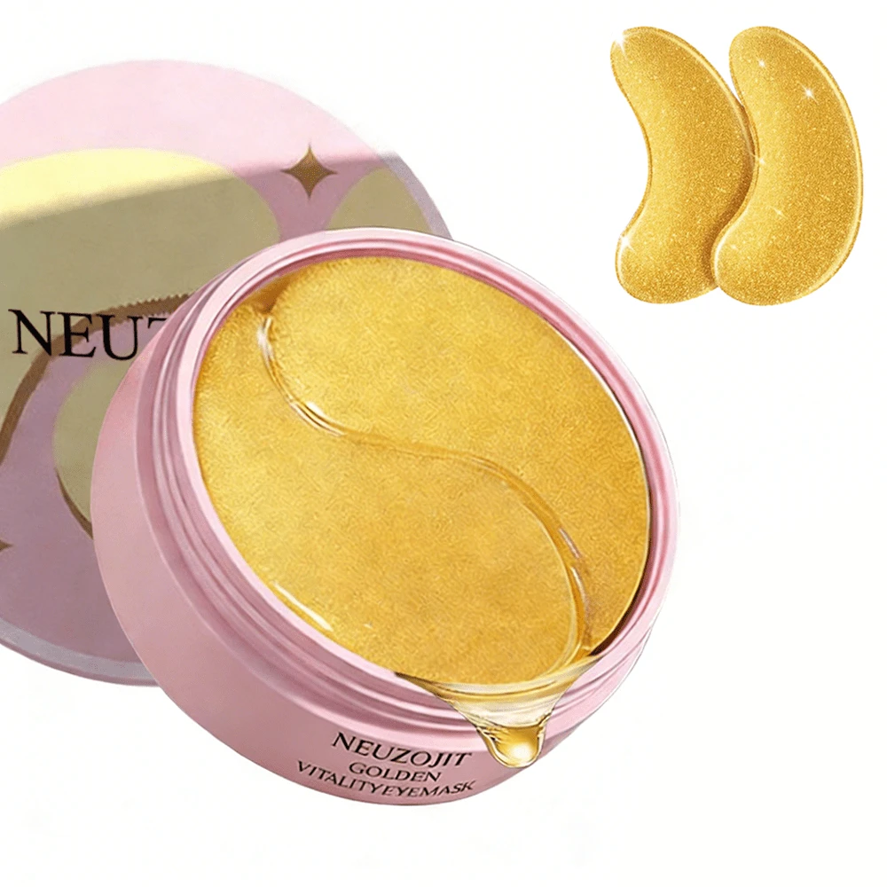 24K Gold Under Eye Patches, Collagen Eye Masks For Dark Circles And Puffiness, Reduce Wrinkles And Puffy Eyes, Refresh Your Skin, Women Skincare Eye Treatment Products - 黃金眼膜 - 查看 1