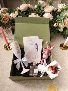 1pc Personalized Spill-Proof Champagne Flute, Wedding Party Wine Glass, 6oz/170ml Capacity, Acrylic Anti-Drop Material, Customizable Name & Title, Comes With Bow, Suitable For Wedding, Wedding Decor, Party And Bridesmaid Gift - Multicolor - View 7