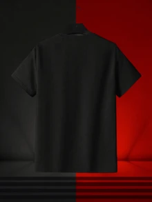 100% Cotton Men's Shirts Baltimore Orioles Baseball Team Logo T-Shirt Black Sporty Design For Fans And Casual Wear - 黑色 - 查看 2