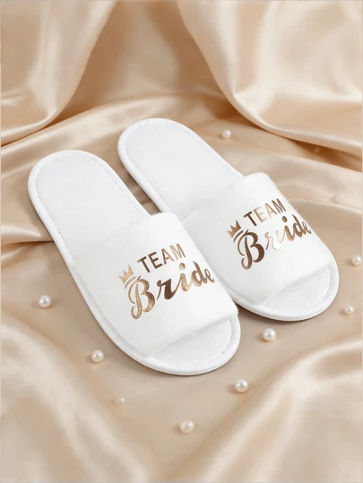 3 Pairs Open Toe Slippers For Bride Tribe/Bridesmaids, Disposable Wedding Bridesmaid Slippers, Home Slippers For Wedding Use, Bridesmaid Proposal | Bridesmaid Gift | Bachelorette Party | Bridal Shower Gift, Women's Day, Travel Essentials, Wedding Favors, Y2k, Bedroom, Car Accessories Women, Kitchen Decor, Cute Stuff