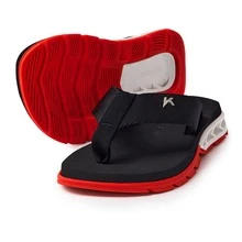 Kener Flip-Flops For Men And Women, Casual, For Everyday Use - RAKKA 黑白紅 - 查看 1