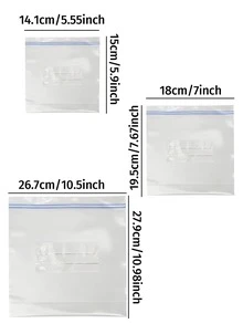 20个铝箔可重复密封食品保鲜袋，可重复使用，适用于冰箱和冷冻室；10个抗菌铝箔食品保鲜袋，拉链封口，可重复使用，适用于冰箱和冷冻室