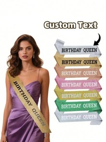 Customized Belt, Personalized Belt (With Logo And Text), Customized Party Belt (With Text), Bridal Belt, Bachelorette Party Belt, Pageant/Birthday Belt, DIY Customized Belt, Customized Bridal Belt, Bachelorette Party Gift, Bridal Belt, Personalized Belt, Bachelorette Party Belt, Customized Belt, Party Gifts, Personalized Gifts, Wedding Party, Gifts, Bridesmaid Proposal Gifts - Multicolor - View 1