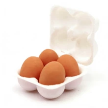 1:12 Scale Miniature Dollhouse Egg Set, Tiny Miniature Model, Mini Home Desktop Decor, BJD Photography Props, DIY Handmade Accessories - Multicolor - View 6