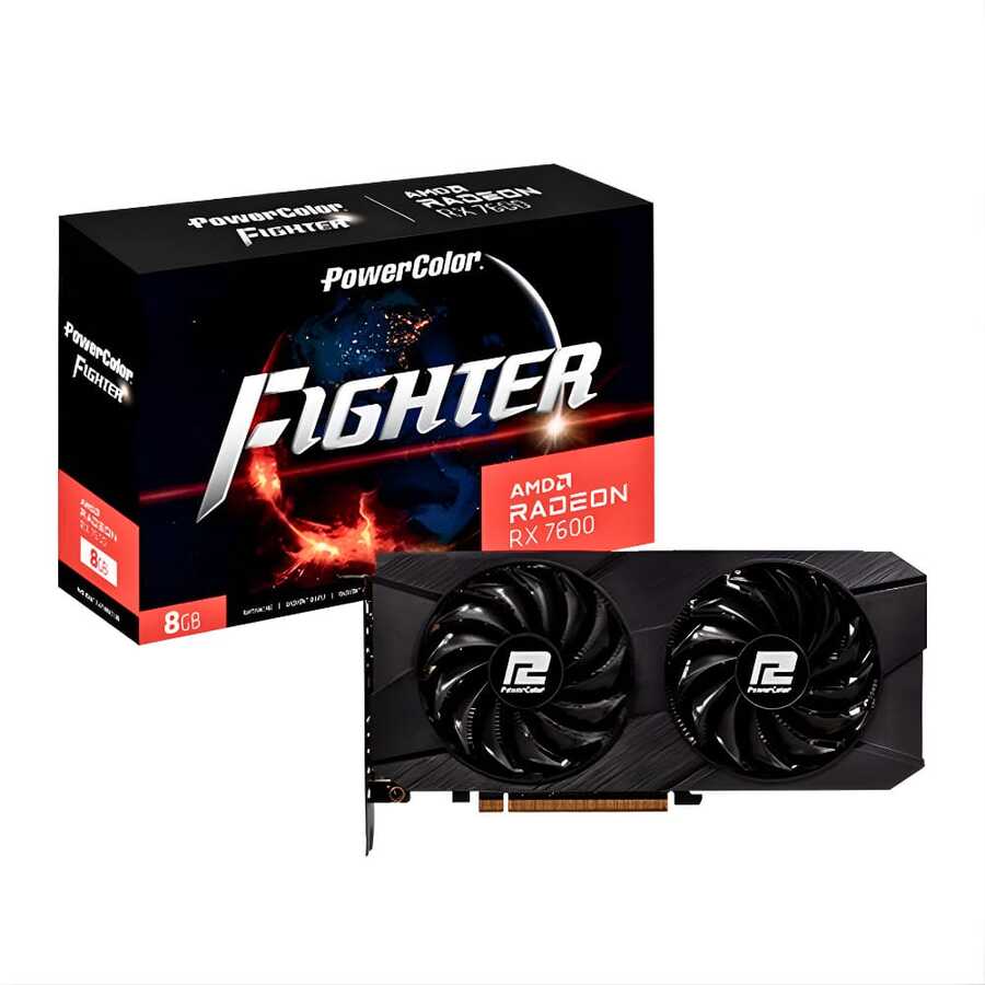 AMD Radeon RX7600 Fighter 8GB GDDR6 128-Bit Graphics Card - Ver 1