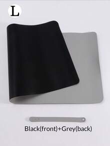 1pc Customized Name Desk Mat With Strap, Personalized Leather Mouse Pad, PU Leather Desk Pad, Suitable For Office, Desk Or Dining Table, Waterproof And Stain-Resistant Keyboard Mat, Minimalist Solid Color Computer Pad, Personalized Gaming Mouse Pad, Large Mouse Pad, Easy To Clean, Multiple Colors Available, Handwritten Name Desk Mat - 3 Sizes, Birthday Gift - Multicolor - View 18