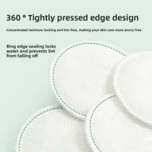 200/300/400/600pcs Round Facial Cleansing Pads - Gentle Makeup Remover Wipes, Convenient Travel Face Towels, Suitable For All Skin Types, Fragrance-Free, Perfect For Travel, Unisex, Practical Gift For Christmas, New Year, Birthday, Anniversary - Multicolor - View 2