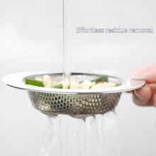 1/2/4PCS Rust-Proof Stainless Steel Kitchen Sink Strainer, 4.5 Inch Large Wide Rim Drain Filter, Anti-Clog Micro-Perforated Mesh Food Waste Catcher & Stopper, Durable Metal Basket For Vegetable Washing, Easy Clean & Universal Fit Standard Sinks, Long-Lasting Kitchen Accessory - Multicolor - View 6