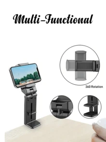 Adjustable Multi-Function Phone Stand, Stable Grip, Flexible Height, Multi-Angle Phone Holder, Slouchy Desktop Extendable Phone Stand, Suitable For Travel, Home Office, Video Calls, Desktop Decor, Home Supplies, Travel Accessories, Holiday Gifts, Christmas Gifts, Valentine's Day Gifts, Teacher's Day Gifts, Autumn/Winter Products, New Year Gifts, Office Supplies - Multicolor - View 8
