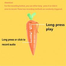 Judy's Carrot Shaped Ballpoint Pen | Writing And Recording Pen With Clip, Medium Tip, Plastic Material - Multicolor - View 4